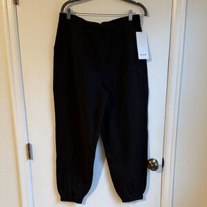 Lululemon Relaxed High Rise Joggers, Black, Size 10, NWT